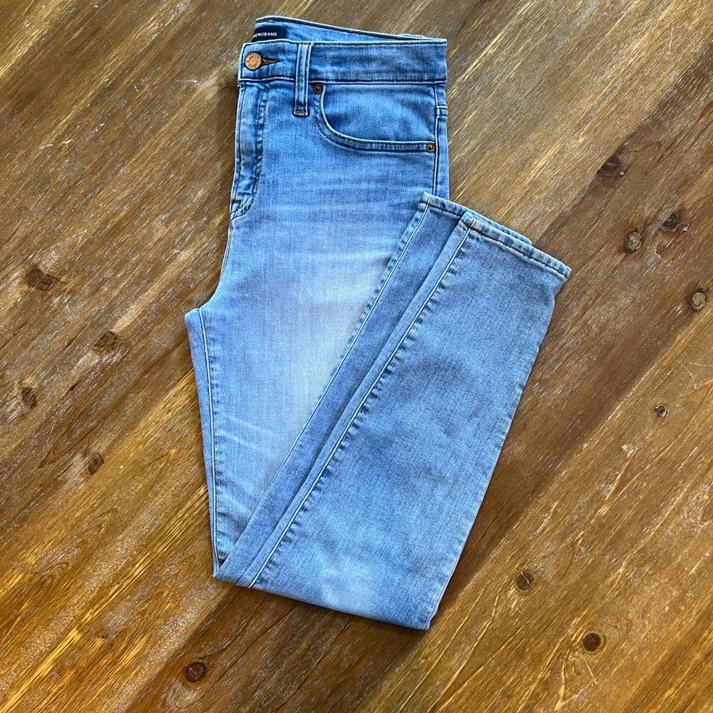 J. Crew Toothpick Stretch Low Rise Jeans